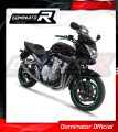impianto di scarico completo con silenziatore DOMINATOR Full System GP1 nero adatto alla moto Suzuki GSF 1250 N / S BANDIT 2007 - 2016 5