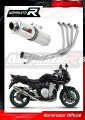 impianto di scarico completo con silenziatore DOMINATOR Full System rotondo adatto alla moto Suzuki GSF 1250 N / S BANDIT 2007 - 2016