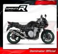 impianto di scarico completo con silenziatore DOMINATOR Full System rotondo adatto alla moto Suzuki GSF 1250 N / S BANDIT 2007 - 2016 4