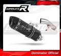 scarico silenziatore DOMINATOR HP1 nero adatto alla moto Suzuki GSF 650 BANDIT N / S 2007 - 2016 2