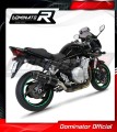 scarico silenziatore DOMINATOR HP1 nero adatto alla moto Suzuki GSF 650 BANDIT N / S 2007 - 2016 3