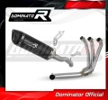 complete exhaust system with muffler DOMINATOR Full System HP6 BLACK fits to Yamaha Tracer 9 / GT 2021  2023 2