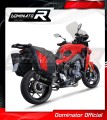 complete exhaust system with muffler DOMINATOR Full System HP6 BLACK fits to Yamaha Tracer 9 / GT 2021  2023 3