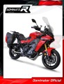 Yamaha Tracer 9 / GT 2021 - 2022 EXHAUST Collector Manifold Full System Muffler Auspuff Sportauspuff Silencer Echappement Silencieux Scarico Scarichi Escape Wydech Tłumik HP6 BLACK Dominator Exhaust System 5