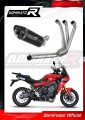 impianto di scarico completo con silenziatore DOMINATOR Full System HP8 nero adatto alla moto Yamaha Tracer 9 / GT 2021 - 2023