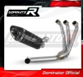 impianto di scarico completo con silenziatore DOMINATOR Full System HP8 nero adatto alla moto Yamaha Tracer 9 / GT 2021 - 2023 2