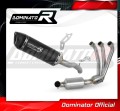 complete exhaust system with muffler DOMINATOR Full System HP6 BLACK EX fits to Yamaha Tracer 9 / GT 2021  2023 2