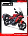 impianto di scarico completo con silenziatore DOMINATOR Full System HP6 nero EX adatto alla moto Yamaha Tracer 9 / GT 2021 - 2023 6