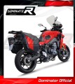 impianto di scarico completo con silenziatore DOMINATOR Full System HP8 nero EX adatto alla moto Yamaha Tracer 9 / GT 2021 - 2023 4