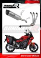 impianto di scarico completo con silenziatore DOMINATOR Full System titanio HP6 adatto alla moto Yamaha Tracer 9 / GT 2021 - 2023