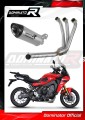impianto di scarico completo con silenziatore DOMINATOR Full System titanio HP8 adatto alla moto Yamaha Tracer 9 / GT 2021 - 2023