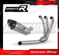 impianto di scarico completo con silenziatore DOMINATOR Full System titanio HP8 adatto alla moto Yamaha Tracer 9 / GT 2021 - 2023 2