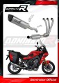 impianto di scarico completo con silenziatore DOMINATOR Full System titanio HP6 EX adatto alla moto Yamaha Tracer 9 / GT 2021 - 2023