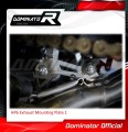 complete exhaust system with muffler DOMINATOR Full System HP6 BLACK fits to Yamaha Tracer 9 / GT 2021  2023 7