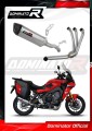 impianto di scarico completo con silenziatore DOMINATOR Full System HP6 adatto alla moto Yamaha Tracer 9 / GT 2021 - 2023