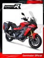 impianto di scarico completo con silenziatore DOMINATOR Full System HP6 adatto alla moto Yamaha Tracer 9 / GT 2021 - 2023 6