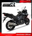 scarico silenziatore DOMINATOR ovale adatto alla moto Kawasaki VERSYS 1000 2019 - 2024 2