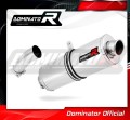scarico silenziatore DOMINATOR ovale adatto alla moto BMW F650GS 2008 - 2012