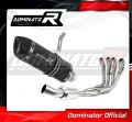 impianto di scarico completo con silenziatore DOMINATOR Full System HP1 nero adatto alla moto BMW S1000RR EX 2017 - 2018 2