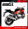 scarico silenziatore DOMINATOR ovale adatto alla moto BMW S1000RR 2015 - 2016 3