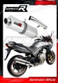 scarico silenziatore DOMINATOR ovale adatto alla moto Honda CBF 600 2008 - 2013