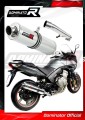 scarico silenziatore DOMINATOR rotondo adatto alla moto Honda CBF 600 2008 - 2013