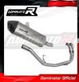 complete exhaust system with muffler DOMINATOR Full System titanium HP7 fits to Benelli TRK 502 X 2022  2023 2