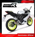 complete exhaust system with muffler DOMINATOR Full System GP fits to Yamaha YZF R125 2021  2023 3