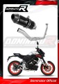 kompletny układ wydechowy z tłumikiem DOMINATOR Full System HP3 CZARNY pasujący do motocykla Yamaha MT 125 2021 - 2024