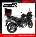 scarico silenziatore DOMINATOR rotondo adatto alla moto Suzuki DL 650 V-Strom / XT 2012 - 2016 3