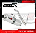 scarico silenziatore DOMINATOR ovale adatto alla moto Suzuki DL 650 V-Strom / XT 2012 - 2016 2