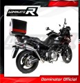 scarico silenziatore DOMINATOR ovale adatto alla moto Suzuki DL 650 V-Strom / XT 2012 - 2016 3