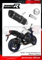 scarico silenziatore DOMINATOR omologato HP1 nero adatto alla moto FZ 8 N / FZ8 S FAZER 2010 - 2016 6