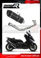 impianto di scarico completo con silenziatore DOMINATOR Full System HP1 nero adatto alla moto Yamaha T-MAX 500 2008 - 2011 3