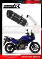 scarico silenziatore DOMINATOR HP1 nero adatto alla moto Suzuki DL 650 V-Strom 2004 - 2006 3