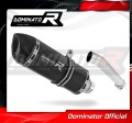 scarico silenziatore DOMINATOR HP1 nero adatto alla moto Suzuki DL 650 V-Strom 2004 - 2006 4