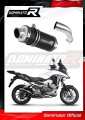 scarico silenziatore DOMINATOR GP1 nero adatto alla moto Honda VFR 800 X Crossrunner 2015 - 2021 5