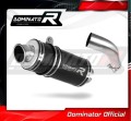 scarico silenziatore DOMINATOR GP1 nero adatto alla moto Honda VFR 800 X Crossrunner 2015 - 2021 6