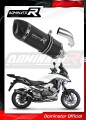 scarico silenziatore DOMINATOR HP1 nero adatto alla moto Honda VFR 800 X Crossrunner 2015 - 2021 5