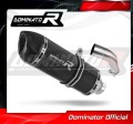scarico silenziatore DOMINATOR HP1 nero adatto alla moto Honda VFR 800 X Crossrunner 2015 - 2021 6
