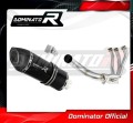 impianto di scarico completo con silenziatore DOMINATOR Full System HP5 nero adatto alla moto Yamaha MT 09 TRACER 900 2015 - 2020 5