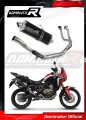impianto di scarico completo con silenziatore DOMINATOR Full System P7 nero adatto alla moto Honda CRF 1000L Africa Twin 2016 - 2019 3