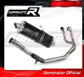impianto di scarico completo con silenziatore DOMINATOR Full System P7 nero adatto alla moto Honda CRF 1000L Africa Twin 2016 - 2019 4