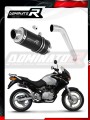 scarico silenziatore DOMINATOR GP1 nero adatto alla moto Honda XL 125 V VARADERO 2001 - 2006 3