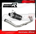 impianto di scarico completo con silenziatore DOMINATOR Full System GP1 nero adatto alla moto Yamaha T-MAX 500 2008 - 2011 4