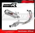Yamaha YZF-R3 2022 Exhaust Muffler Manifold Collector Auspuff Sportauspuff Silencer Echappement Silencieux Scarico Marmitta Scarichi Escape Wydech Tłumik Kolektor OV DOMINATOR Full Exhaust System EX 1