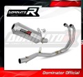 impianto di scarico completo con silenziatore DOMINATOR Full System OV G2 adatto alla moto Yamaha MT-03 2020 - 2023