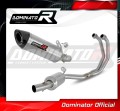 impianto di scarico completo con silenziatore DOMINATOR Full System HP8 adatto alla moto Yamaha MT-03 2020 - 2023