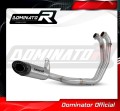 impianto di scarico completo con silenziatore DOMINATOR Full System titanio HP8 adatto alla moto Aprilia Tuono 660 2021 - 2024