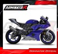 impianto di scarico completo con silenziatore DOMINATOR Full System titanio HP6 adatto alla moto Yamaha YZF R6 2017 - 2023 3